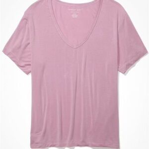 Med AE Oversized Soft + Sexy V-neck T-shirt